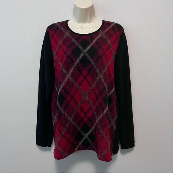 J. Jill Long Sleeve Cotton/Wool Blend Sweater Size M - Picture 1 of 7